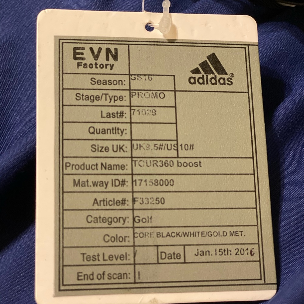 2016 US OPEN PGA Tour issued Adidas Tour 360 - Picture 2 of 4